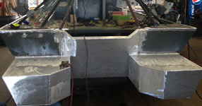 Aluminum Welding - Transom Replacement